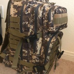 Hiking, camping, fishing, Military, school  Backpack NEW 