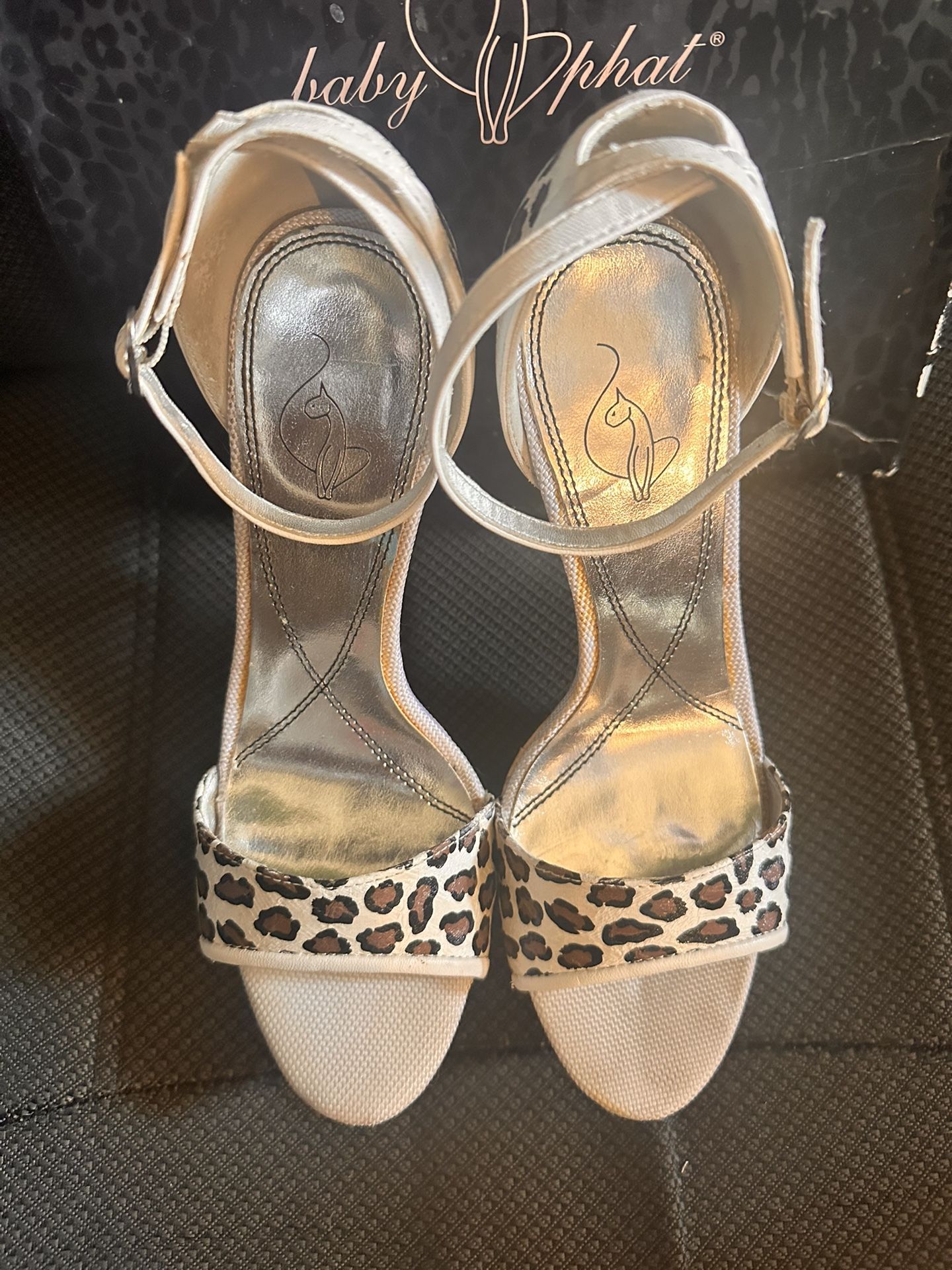 Leopard Print Baby Phat Heels Sz 10