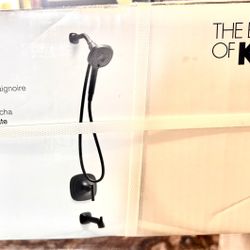 Kohler Sundae Single Handle 1-Spray Tub and Shower Faucet 1.75 GPM in. Matte Black (Valve Included)