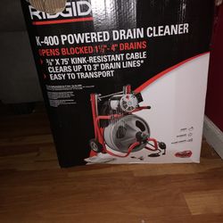 K-400 Powered drain cleaner 