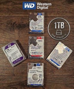 Hard Drive 1T WD %100 Performance 👌