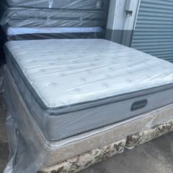 King Size Mattress And Box Spring 
