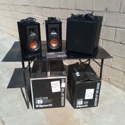 Klipsch Powered Speakers and Subwoofer R-15PM  R-10SWi