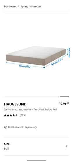 Haugesund mattress sale full