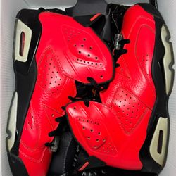 WORN Jordan 6 retro size 9.5m infrared 23 