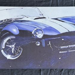 1965 Shelby Cobra Canvas Artwork by Camilo Pardo