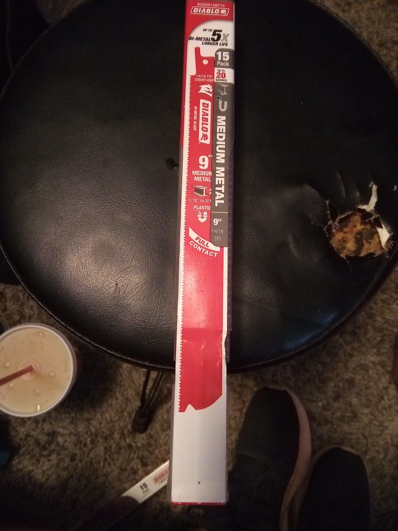 15 Pack Of Diablo Med.  Metal.   9in.
