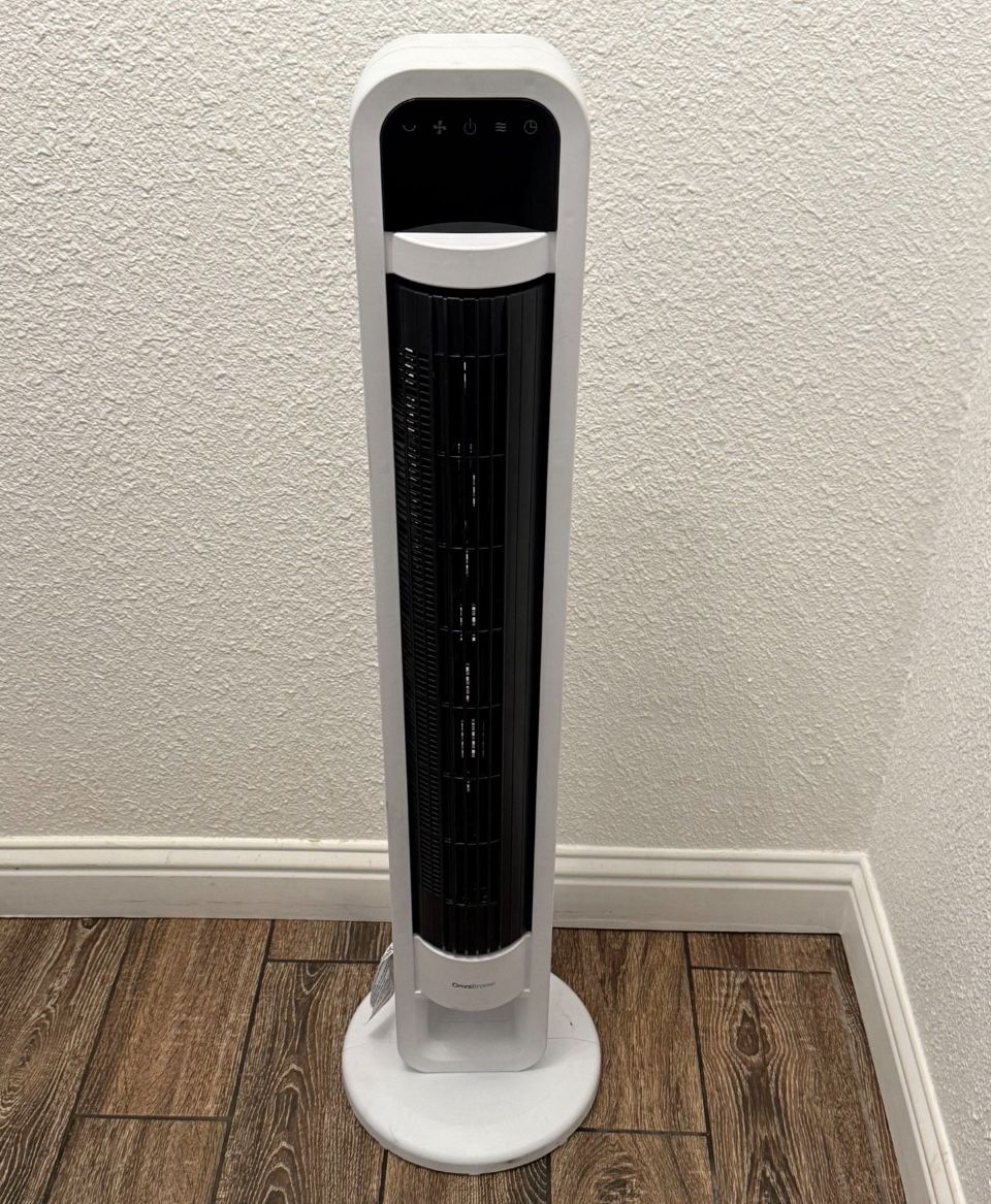 OmniBreeze Tower Fan with Internal Oscillation and Wi-Fi
