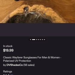 Classic Wayfarer Sunglasses for Men and Women - Polarized UV Protection by DVShadesCo