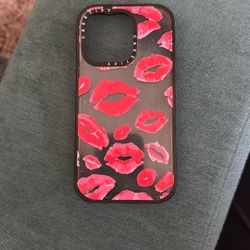 iPhone 14pro Phone case - lipstick kisses