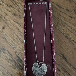Beautiful New Semi Precious Accents Lucky Brand Necklace (Open Box - See Description)