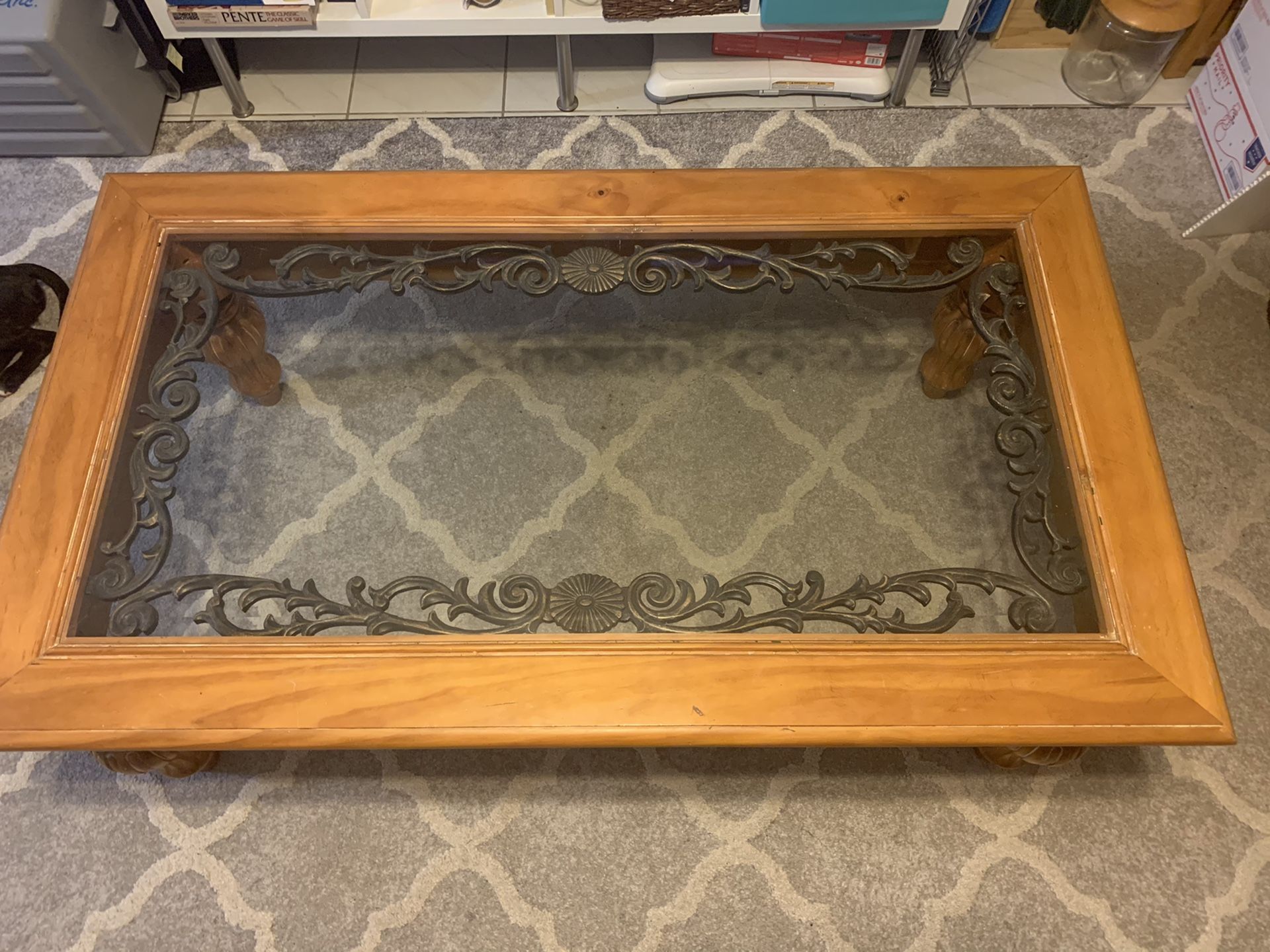 Coffee Table With Glass Top