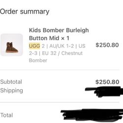 Ugg Handmade In Australia Size 2