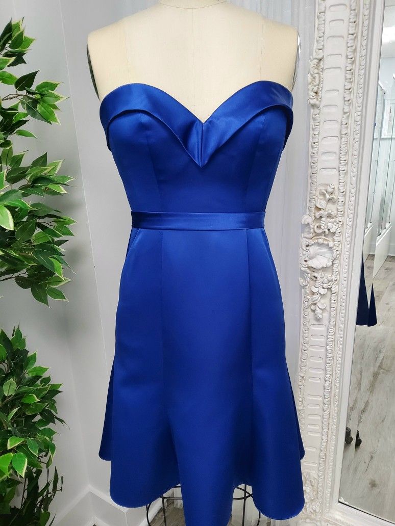 Royal blue cocktail dress size 8