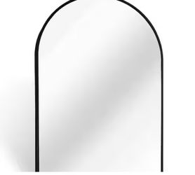 Banbury 24x36 Arch Black Bathroom Mirror