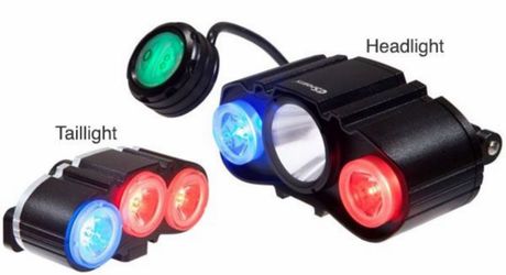 C3Sports MaxPatrol-600 DLX Police Bike Light with Tailight