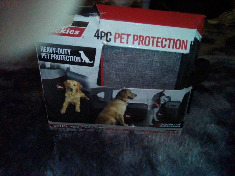 Dickies 4 Piece Pet Protection Kit For Car Or Truck When Traveling With Ur Pet