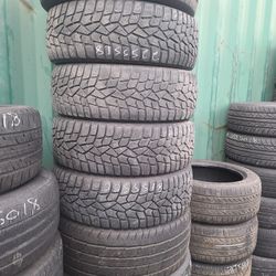 235 55 18 (4) snow used tires NO hidden fees FREE installation