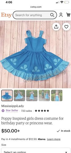 Trolls Princess Poppy Dress