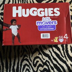 Huggies Little Movers Size 4 Count 66