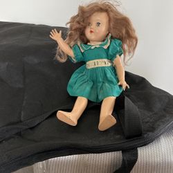 Vintage Genuine Ideal Toni Doll Original Dress No Shorts Or Socks  14”H