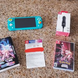 Blue Nintendo Switch Lite / Pokemon & More SET