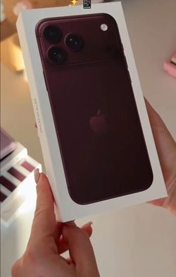 iPhone 18 Pro Max 512gb Burgundy