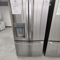 February Sale! GE 27.7 cu. ft. French Door Refrigerator In FingerPrint Resistant Stainless Steel
