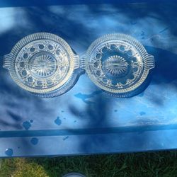 federal glass antique plates