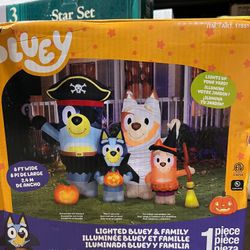 6.5' Bluey Family Halloween Inflatable