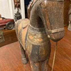 Vintage Wooden Horse 