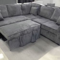 Beautiful sectional pull out bed