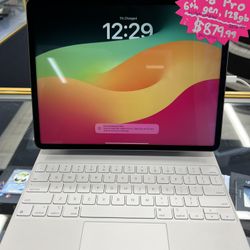 Apple iPad Pro 6th Gen 128gb W/ Apple Keyboard