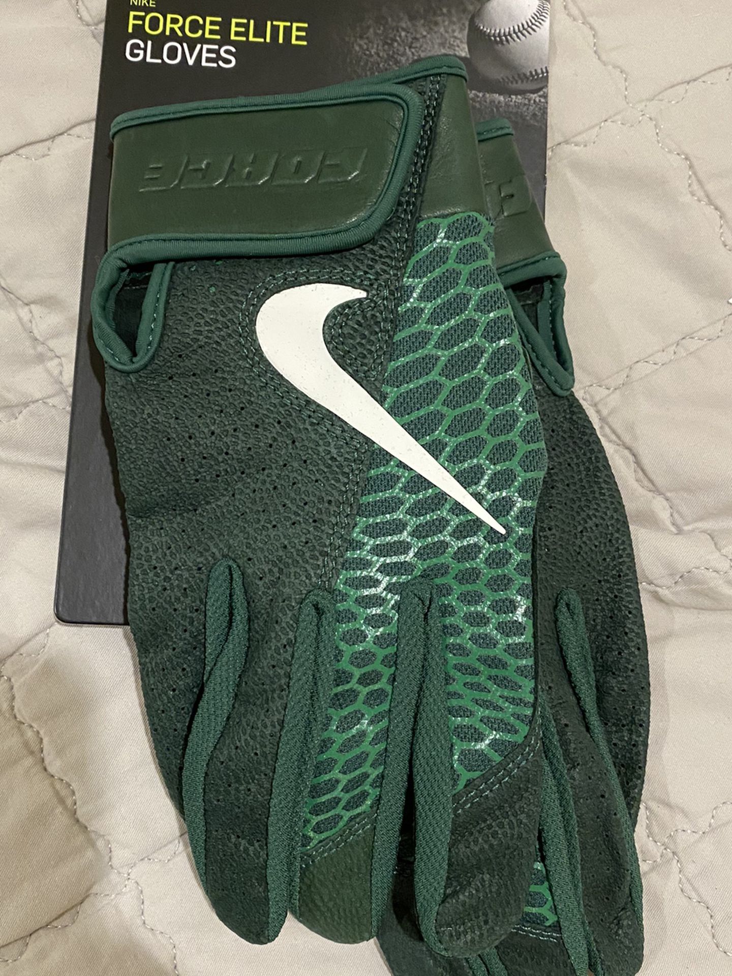 Nike Force Elite Batting Gloves Size Medium