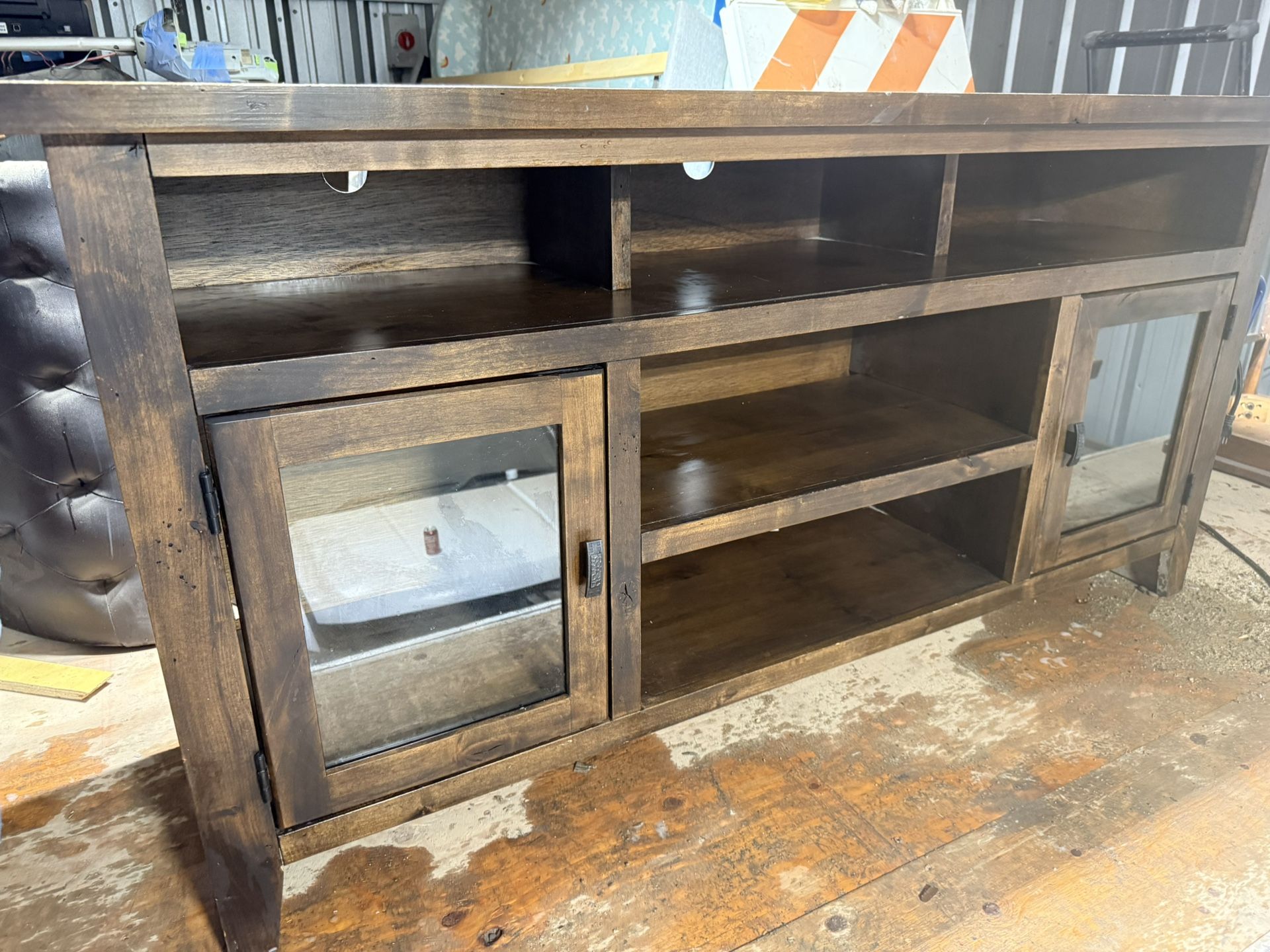 Solid Wood Entertainment Center