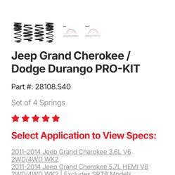 Eibach Jeep Grand Cherokee 