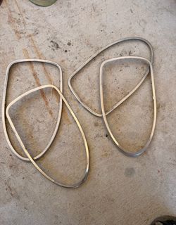vw beetle 68-70 beetle rear taillight bezels
