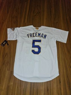 Dodgers Mens freeman gold jerseys $50ea Firm S M L Xl 2x 3x