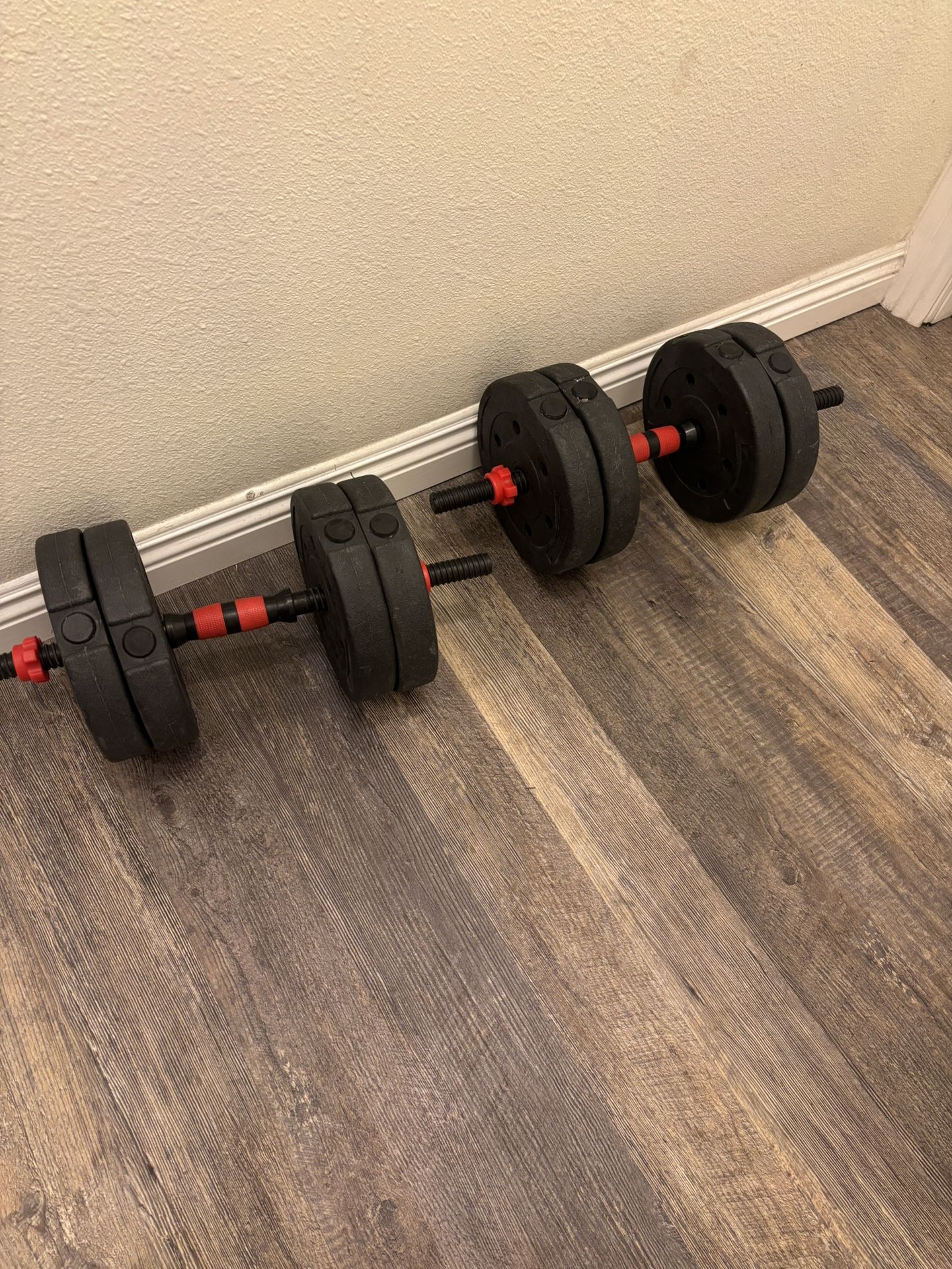 Pair Of Adjustable Dumbbells 3 Kg Each