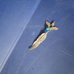 Sterling Silver 925 Native American Pendent 