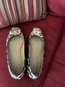 TORY BURCH  HOUNDSTOOTH LOGO SIZE 7.5 