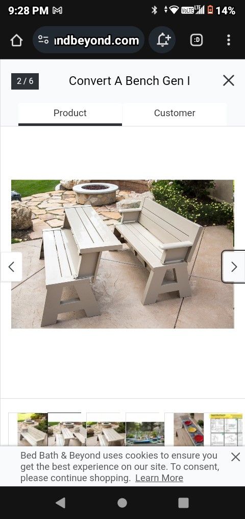 Convert A Bench Gen 1 Bed Bath & Beyond
