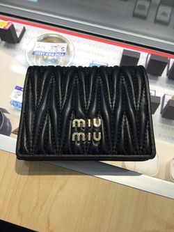 Miu miu authentic wallet black