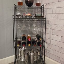 Crate and Barrel Contemporary Cocktail Bar  