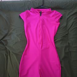 Pink Short Set Bodysuit 