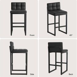Counter height, stools with back