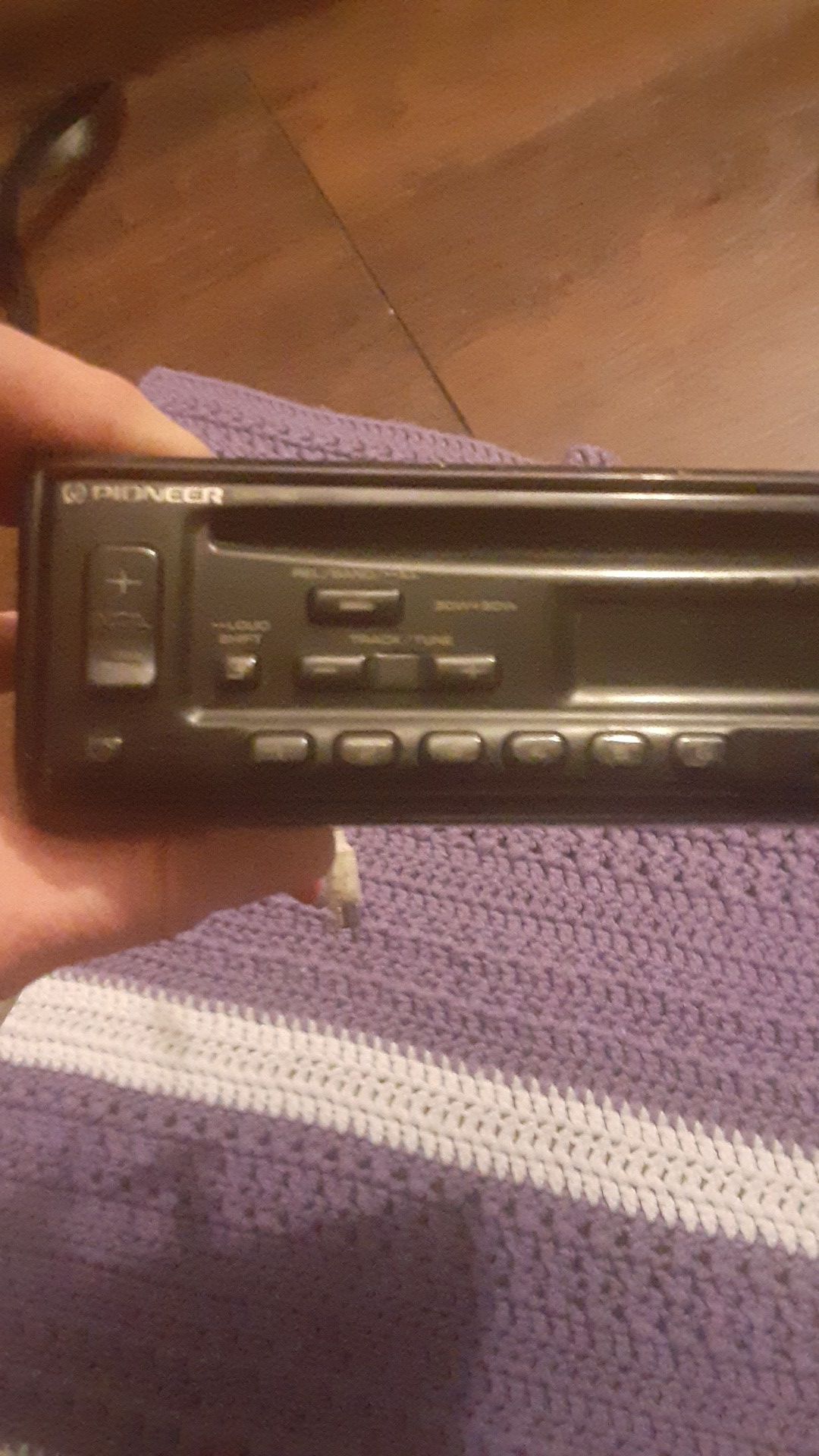 Pioneer CD player for car