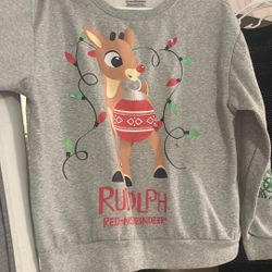 Rudolph, The Red Nose, Reindeer Light Up Sweatshirt