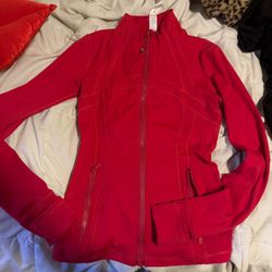 Red lululemon jacket