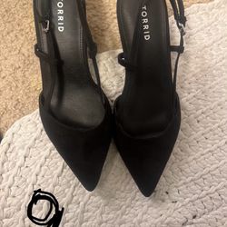 Black Small Pump Heels Size 9